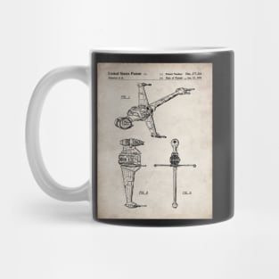 Sci-Fi Movies Patent - Science Fiction Fan Space Ship Art Art - Antique Mug